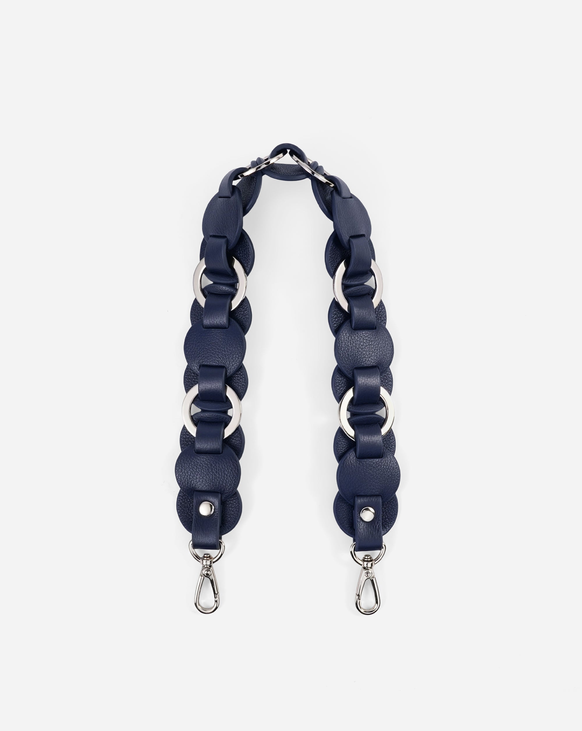 Helen Interlaced Ring Leather Disc Shoulder Strap